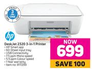 HP Deskjet 2320 3 In 1 Printer