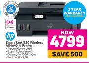 HP Smart Tank 530 Wireless All In One Printer