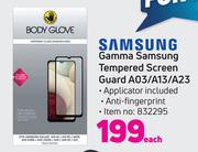 Samsung Gamma Tempered Screen Guard A03/A13/A23-Each