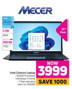 Mecer 14" (35cm) Intel Celeron Laptop