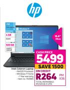 HP 15.6" (39cm) Intel Celeron Laptop