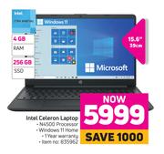 HP 15.6" (39cm) Intel Celeron Laptop