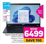 Acer 15.6" (39cm) Aspire 3 Core i3 Laptop