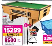 Easi Eight Coin Operated Pool Table