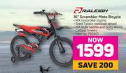 Raleigh 16" Scrambler Moto Bicycle