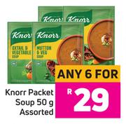 Knorr Packet Soup Assorted-For Any 6 x 50g