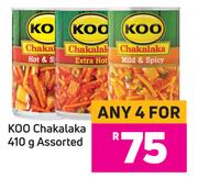 Koo Chakalaka Assorted-For Any 4 x 410g