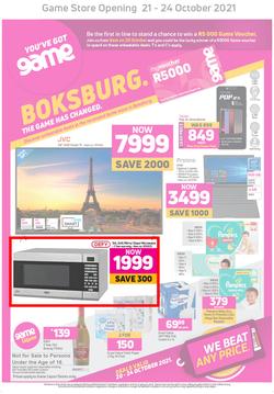 Game Boksburg : The Game Has Changed (21 October - 24 October 2021), page 1