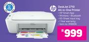 HP Deskjet 2710 All In One Printer