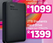 WD 2TB Elements Hard Drive