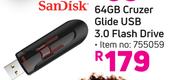Sandisk 64GB Cruzer Glide USB 3.0 Flash Drive