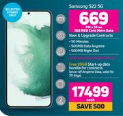 Samsung Galaxy S22 5G-On 1GB Red Core More Data