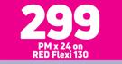 Tecno Spark 7 64GB 4G Smartphone-On Red Flexi 130