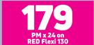 Tecno Pop 5 LTE Smartphone-On Red Flexi 130