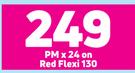 Vivo Y01 4G Smartphone-On Red Flexi 130
