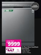 LG 14Kg Silver Quad Wash Dishwasher