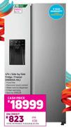 Hisense 474L Side By Side Fridge/Freezer H690SS-IDL