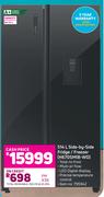 Hisense 514L Side By Side Fridge/Freezer H670SMIB-WD