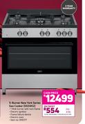 Defy 5 Burner New York Series Gas Cooker DGS902