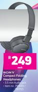 Sony Compact Folding Headphones-Each