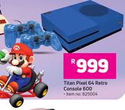 Titan Pixel 64 Retro Console 600