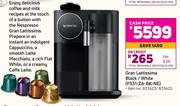 Nespresso Gran Lattissima Black/White F531-ZA-BK-NE
