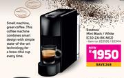 Nespresso Essenza Mini Black/White C30-ZA-BK-NE2