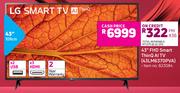 LG 43" (109cm) FHD Smart ThinQ AI TV 43LM6370PVA