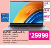 Huawei 40.6cm Matebook D16