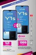 2 x Vivo Y1S 4G Smartphone-On Red Flexi 125 + On Promo 65