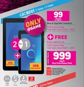 2 x Alcatel 1T Tablet-On My Gig 1 + On Promo 1GB