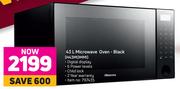 Hisense 43Ltr Microwave Oven (Black) H43MOMMI