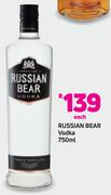 Russian Bear Vodka-750ml