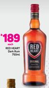 Red Heart Dark Rum-750ml