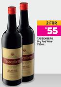 Tassenberg Dry Red Wine-For 2 x 750ml