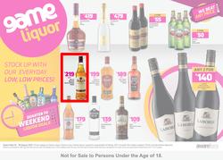 Game Liquor : Stock Up With Our Everyday Low Prices (16 August - 19 August 2021), page 1