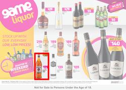 Game Liquor : Stock Up With Our Everyday Low Prices (16 August - 19 August 2021), page 1