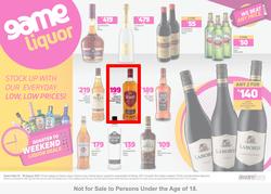 Game Liquor : Stock Up With Our Everyday Low Prices (16 August - 19 August 2021), page 1