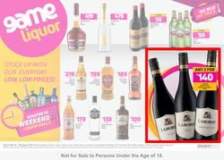 Game Liquor : Stock Up With Our Everyday Low Prices (16 August - 19 August 2021), page 1