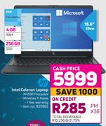 0HP Intel Celeron Laptop
