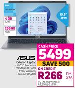 Asus Intel Celeron Laptop