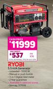 Ryobi 5.5kVA Generator