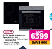 Defy Box Set Slimline Under Counter Oven + Hob DCB 866
