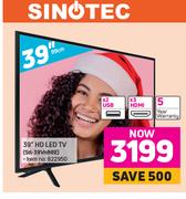 Sinotec 39" HD LED TV STL-39VN88E