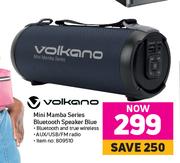 Volkano Mini Mamba Series Bluetooth Speaker Blue