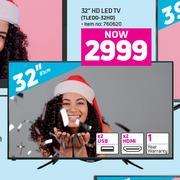 Telefunken 32" HD LED TV TLEDD-32HD