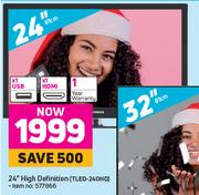 Telefunken 24" High Definition TLED-240HD