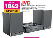 JVC 2.0 Micro DVD hiFi Plus Blue UX-DN400
