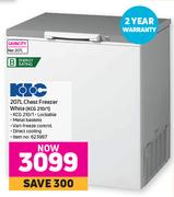 KIC 207L Chest Freezer White KCG 210/1