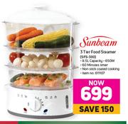 Sunbeam 3 Tier Food Steamer SFS-300